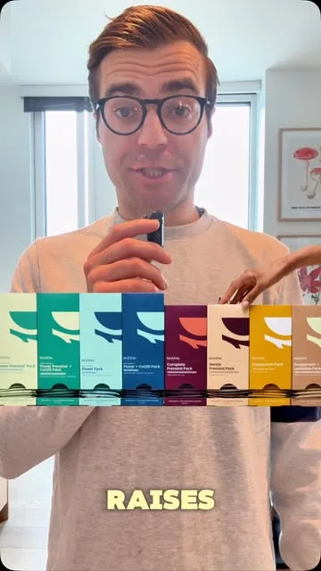 Jonathan presenting consumer-brand coverage with Bird&Be product packaging